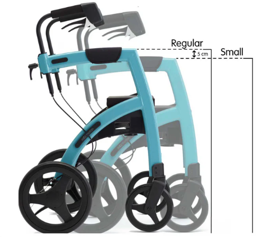 Rollz Motion Premium 2-in-1 Rollator & Transport Chairs