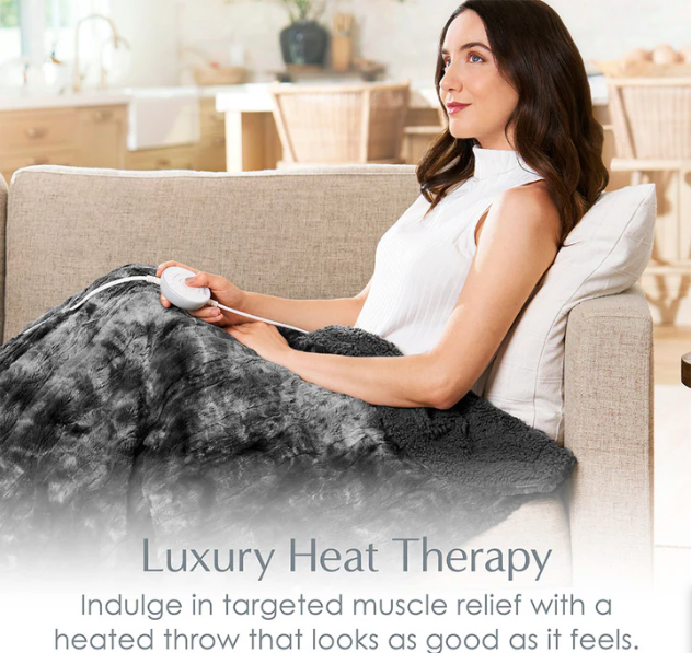 PureRadiance™ Luxury Heated Throw Blanket