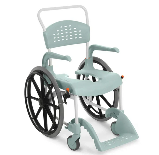 Etac Clean Self Propelled 24" Shower Commode Chair