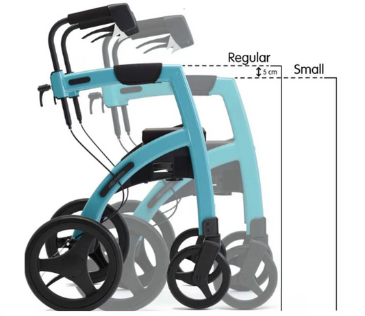 Rollz Motion Premium 2-in-1 Rollator & Transport Chairs