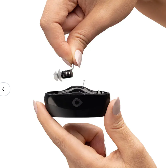 Eargo - SE Self-Fitting OTC CIC Hearing Aid - Black
