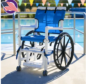 Pool Access Chair with Mesh Seat