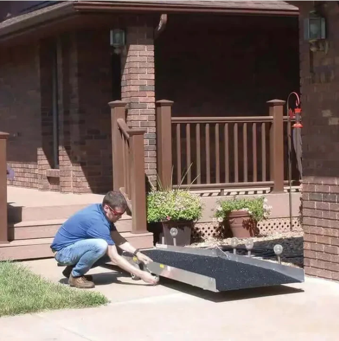 PVI - Wheel-A-Bout Aluminum Portable Wheelchair Ramp
