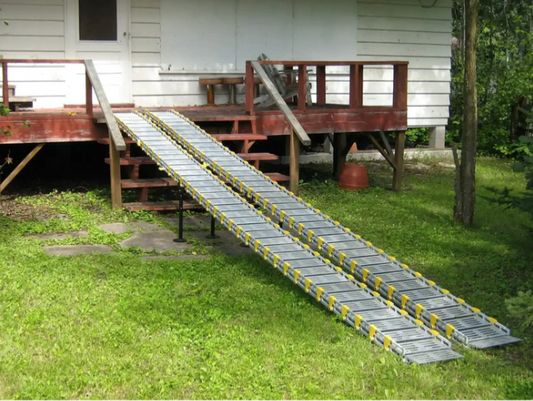 9' Length Aluminum Roll-A-Ramp Track Ramps